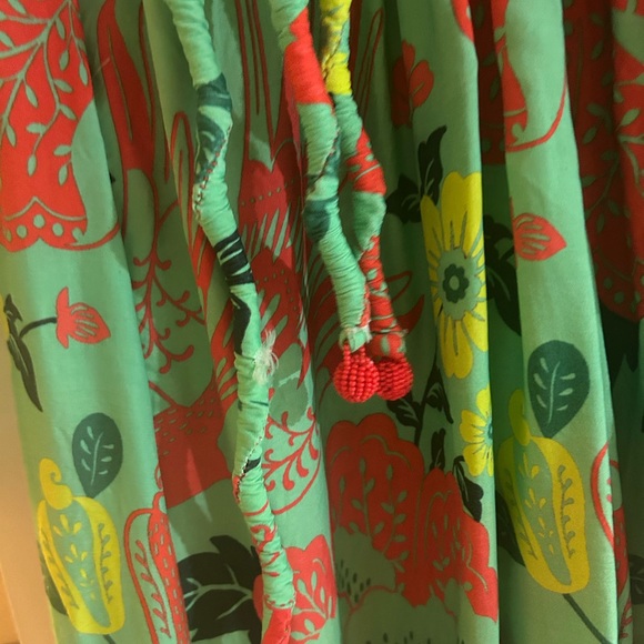 FARM Rio Turquoise and Red Botanical Maxi Dress - Picture 6 of 6